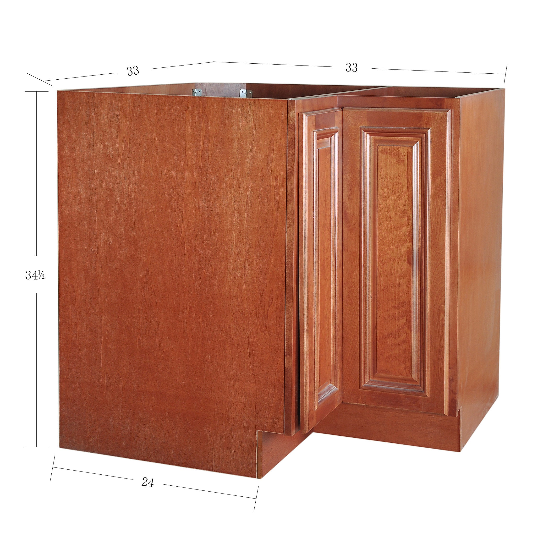 Wine Maple Base Lazy Susan 33-36”