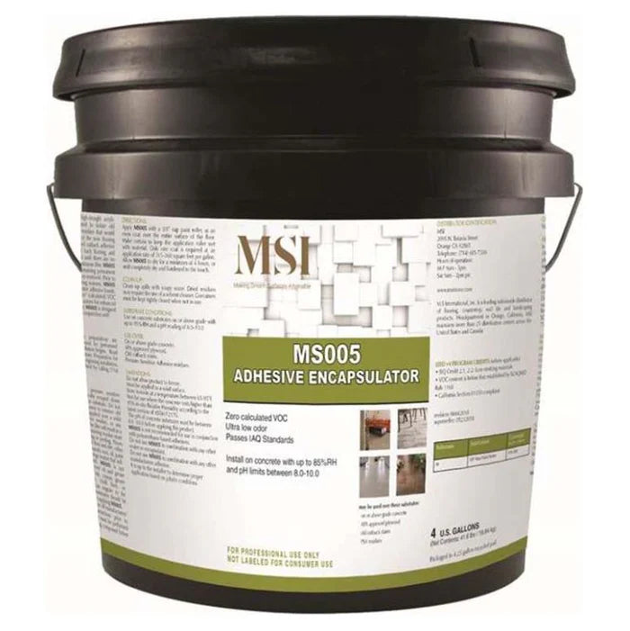 - MSI LVT Adhesive Cutback Sealer 4G MS005 XLVTADHENC-4G (1440 SF)