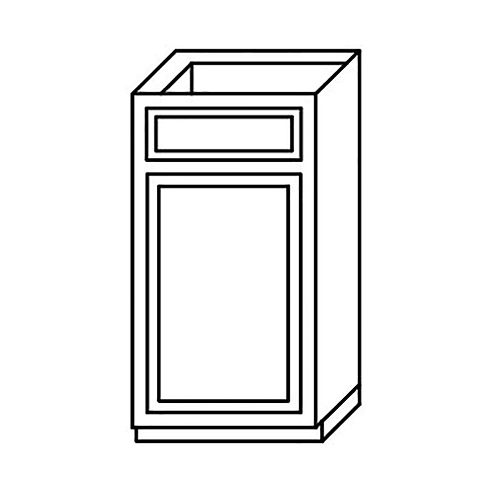 Shaker Espresso Base Cabinet 09-18@