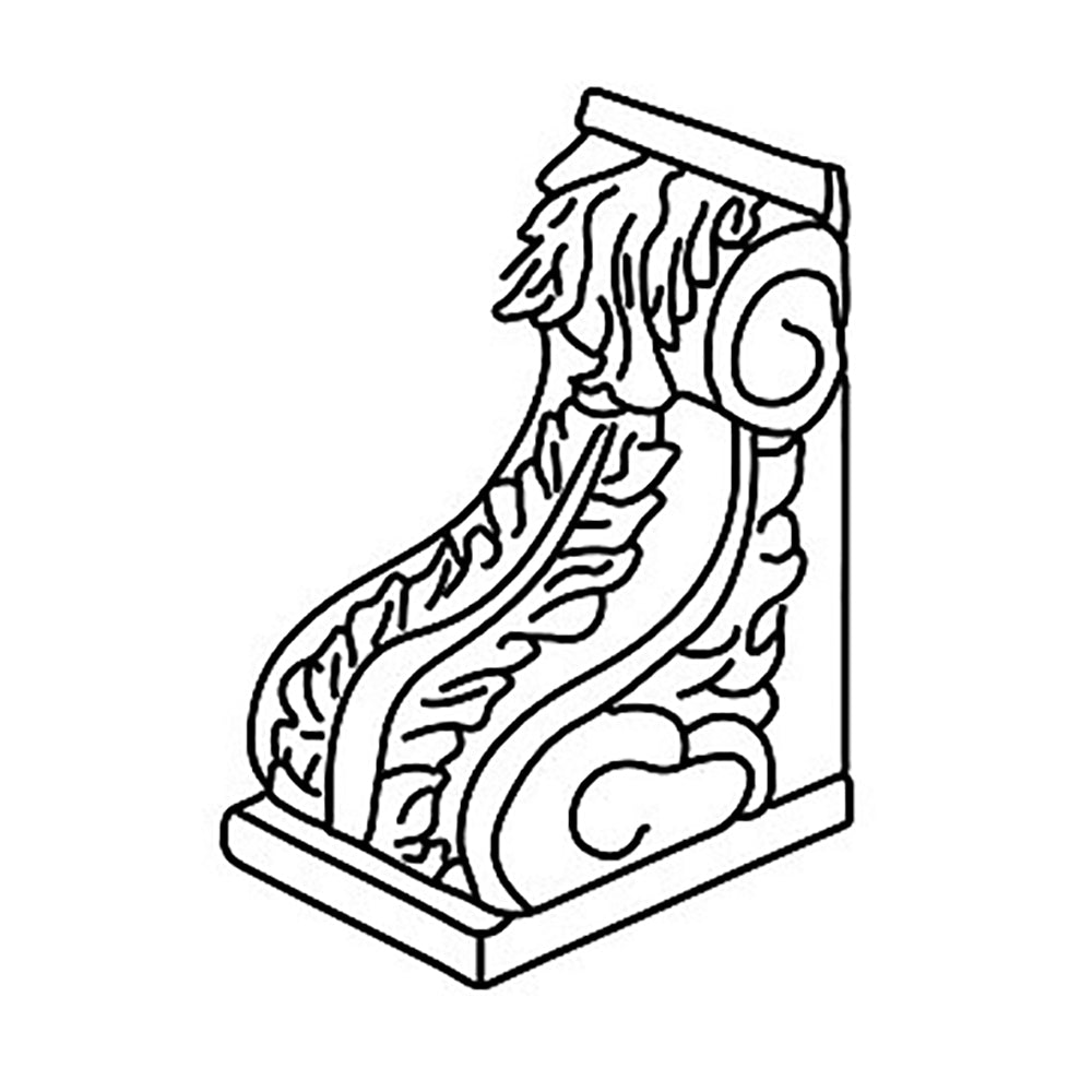 Shaker Gray Corbel@