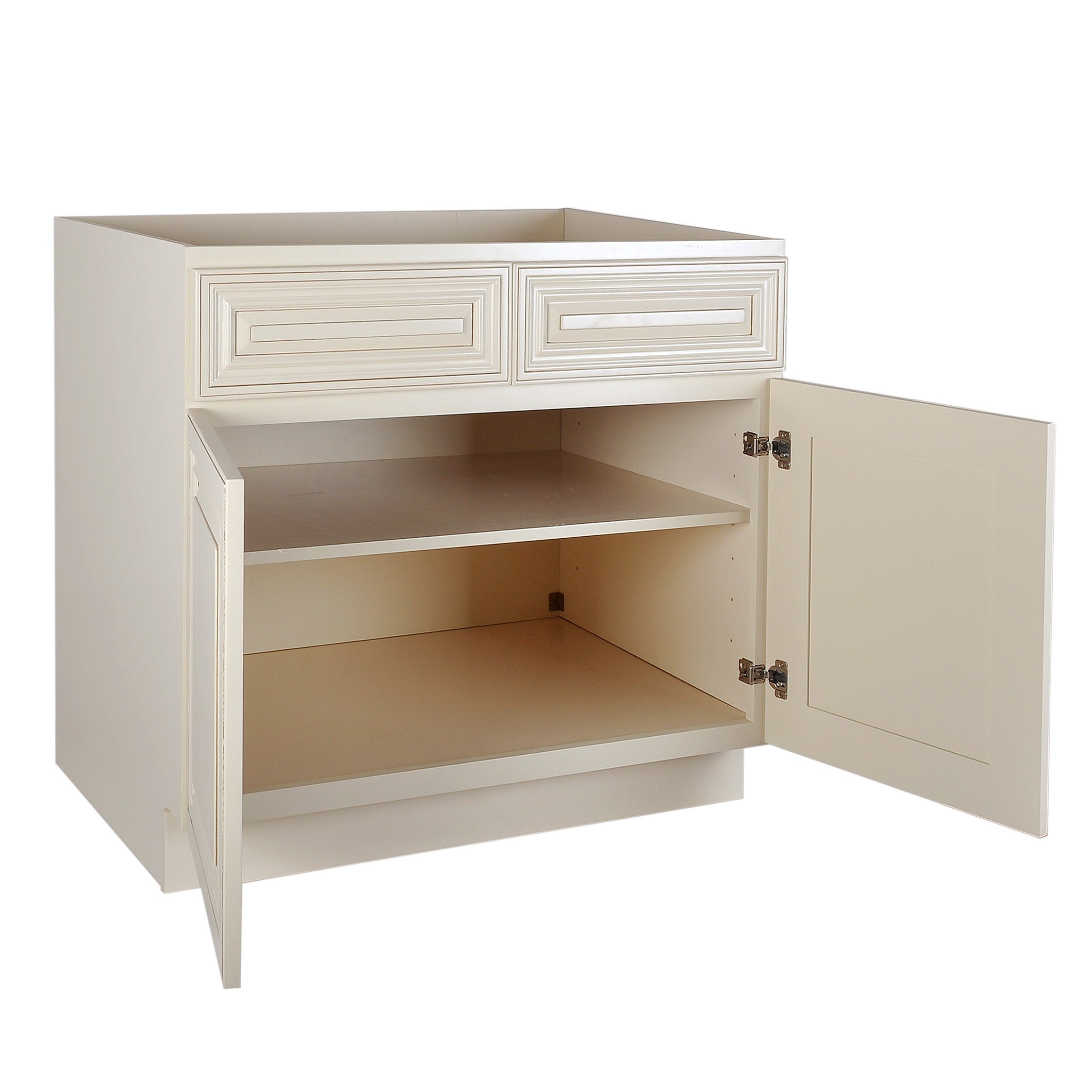 Cream White Base Cabinet 33-36@