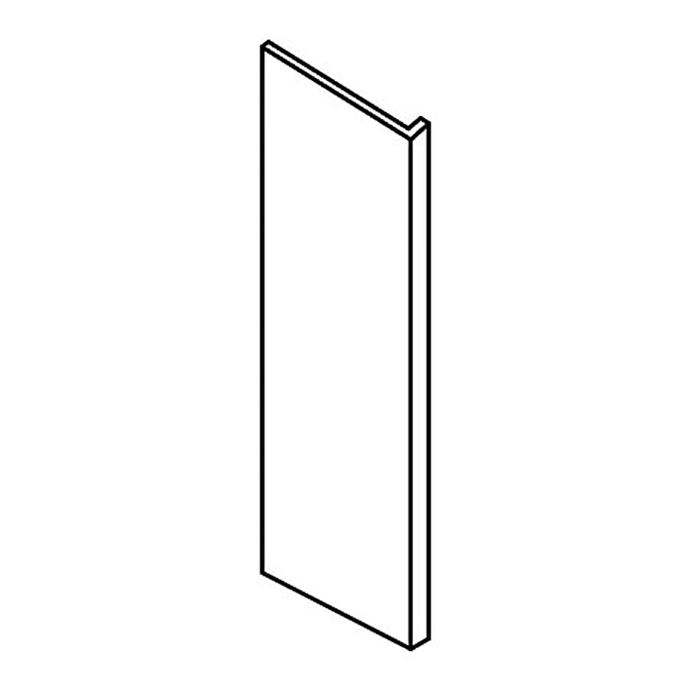 Shaker Gray Refrigerator Panel@