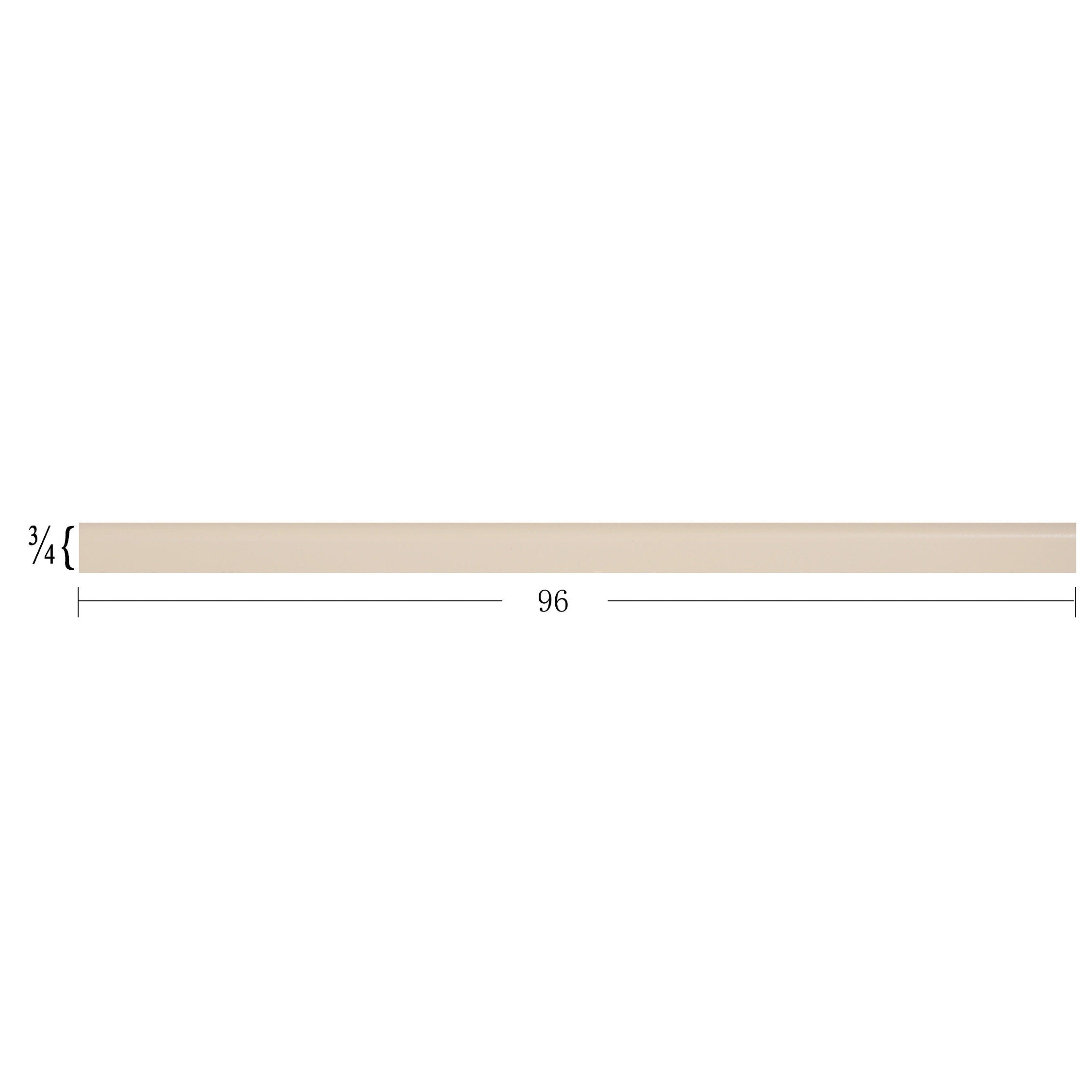 Cream White Scribe Molding@