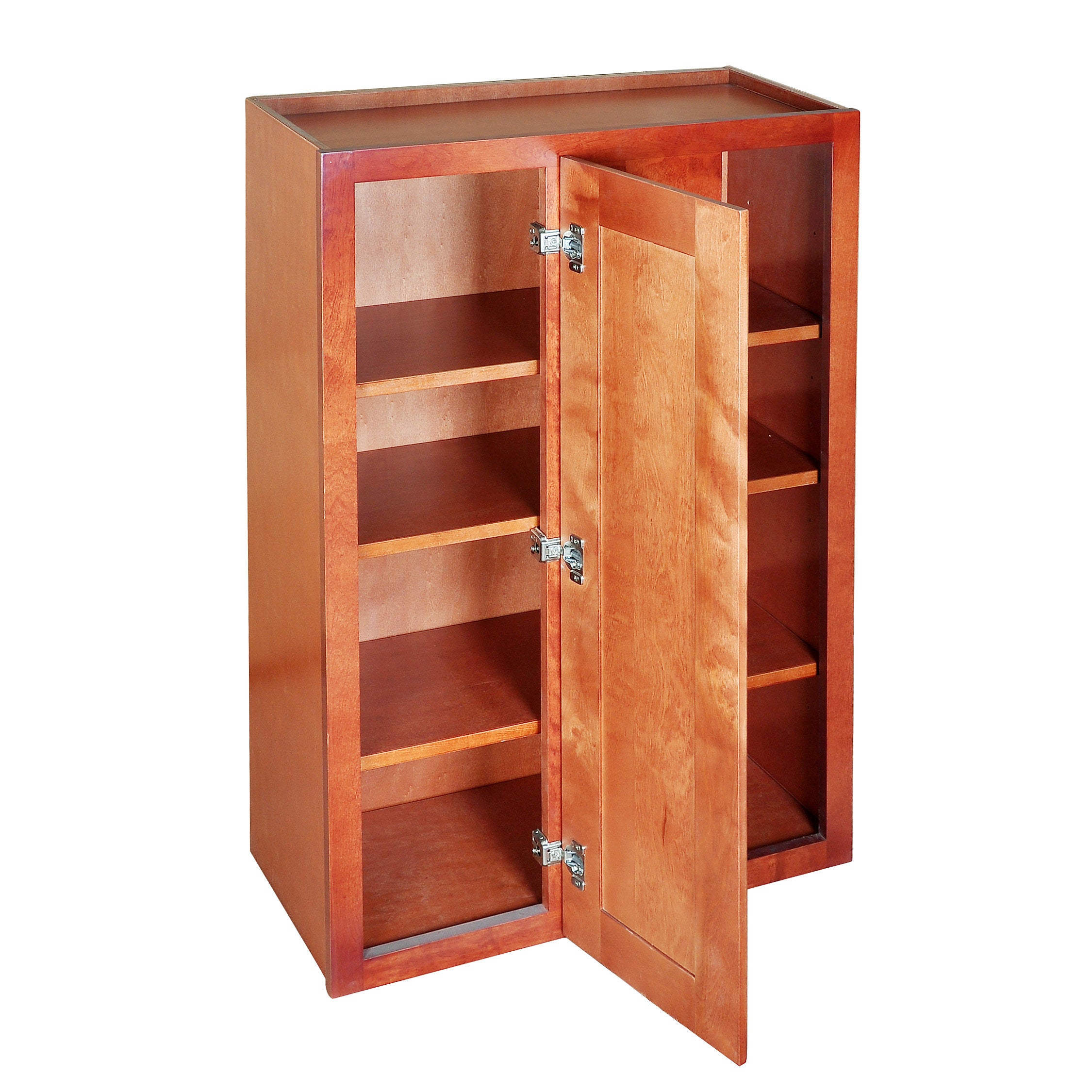 Wine Maple Wall Blind Corner Cabinet