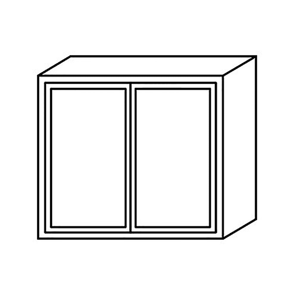 Shaker Espresso Wall Cabinet 12" Deep 30"H@