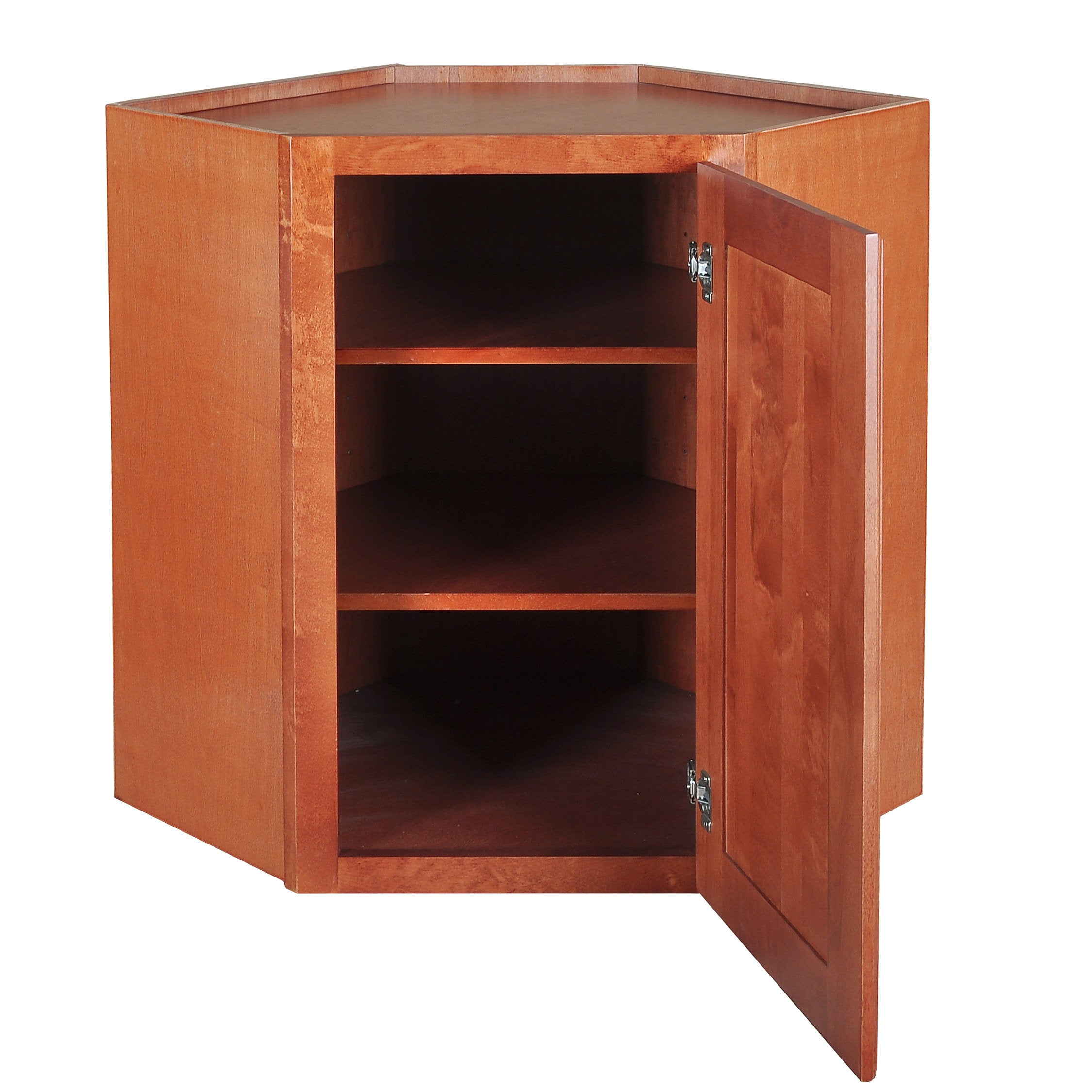Wine Maple Wall Diagonal Cabinet