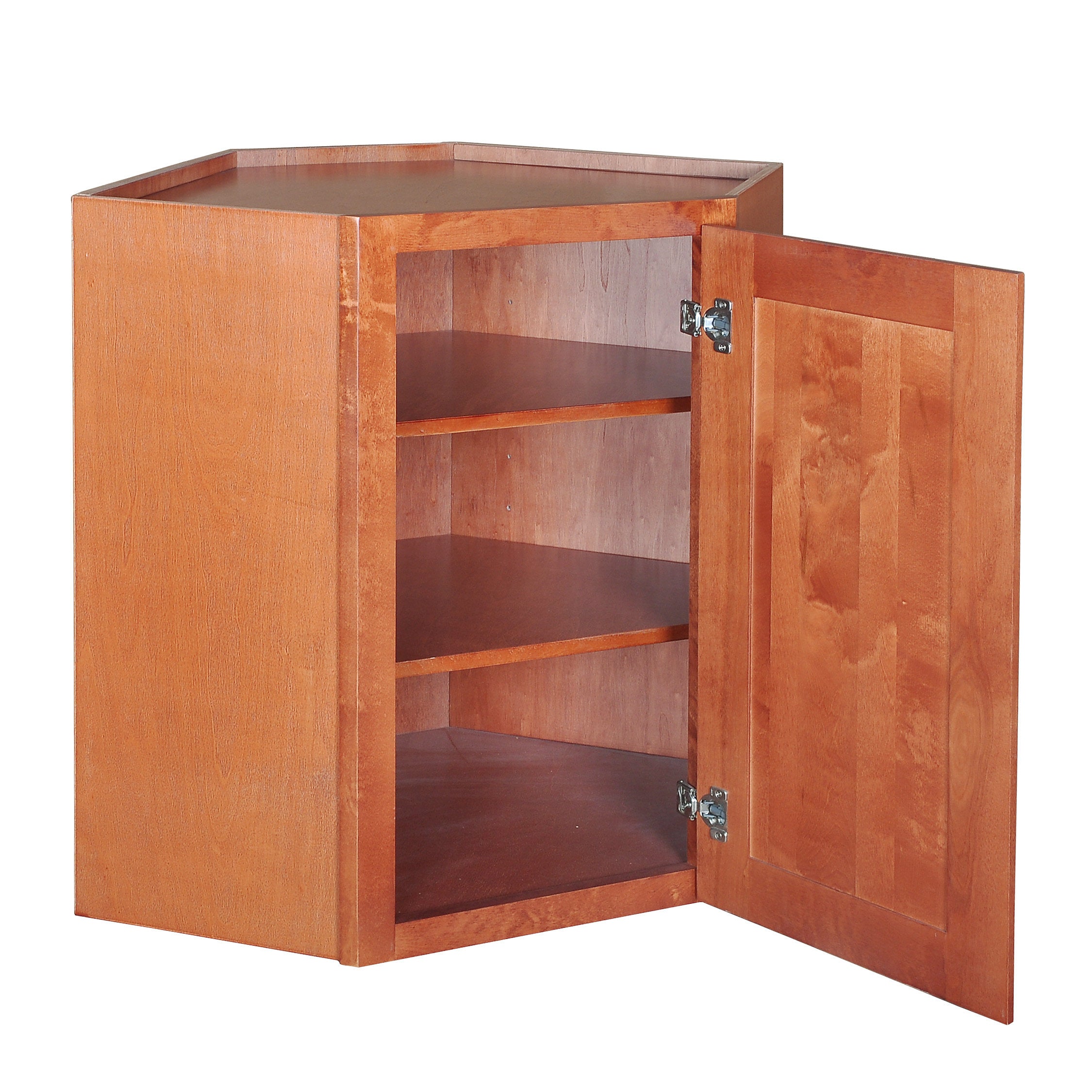 Wine Maple Wall Diagonal Cabinet
