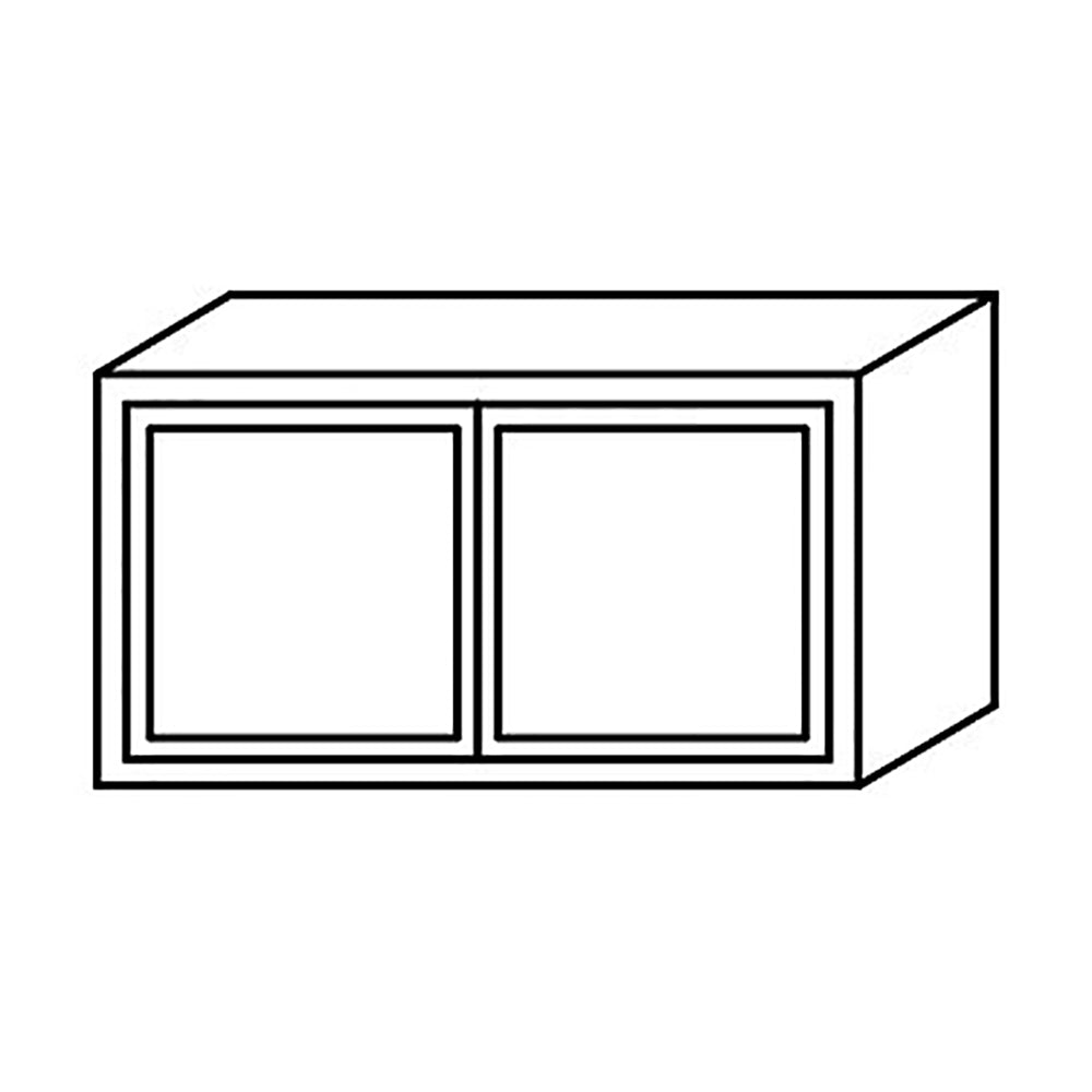 Shaker Gray Wall Cabinet 12" Deep 15"H@