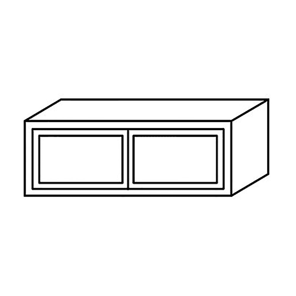 Shaker Espresso Wall Cabinet 12" Deep 12"H@