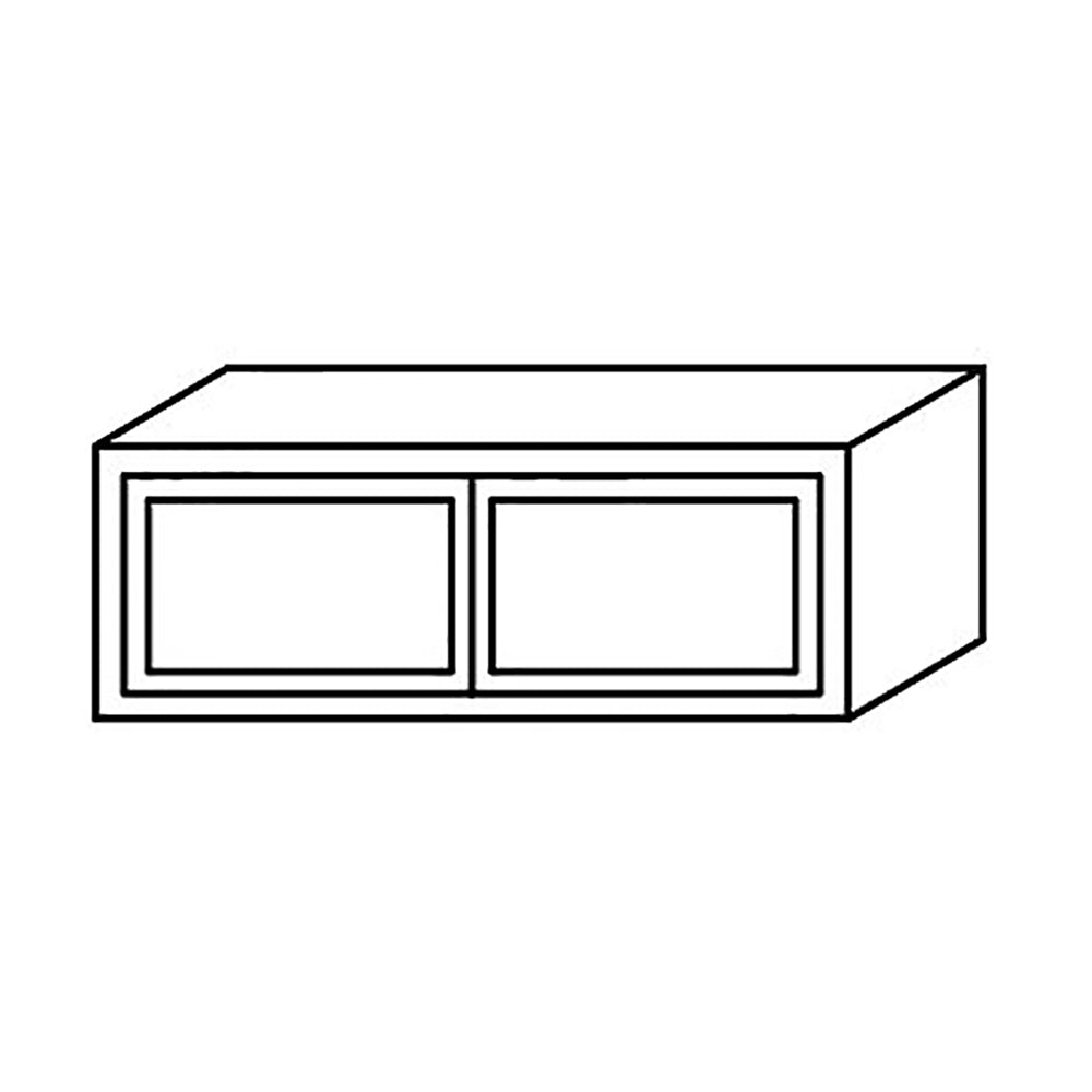 Shaker Gray Wall Cabinet 12" Deep 12"H@