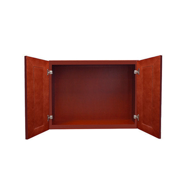 Cherry Rope Wall Cabinet 24 Deep 24”H