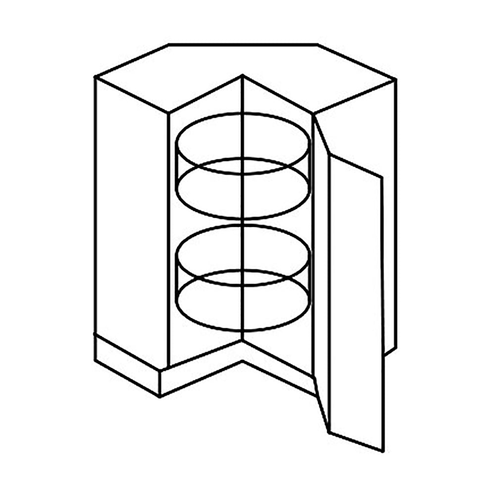 Shaker Espresso Lazy Susan Base Cabinet 33-36"@