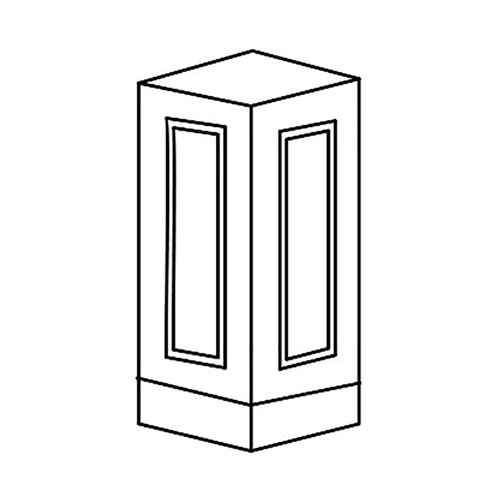 Shaker Espresso Wall End Cabinet@