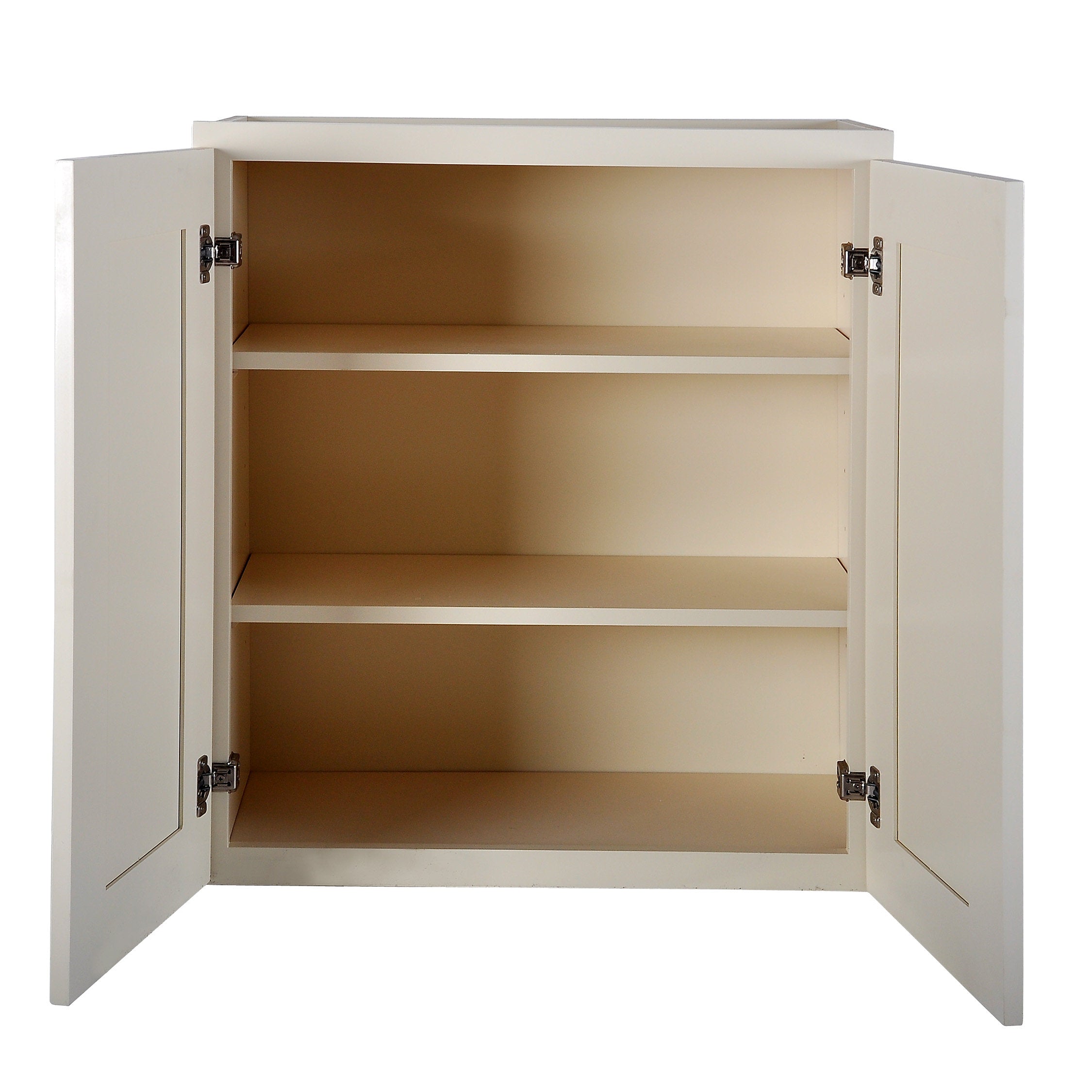 Cream White Wall Cabinet 12" Deep 30"H@