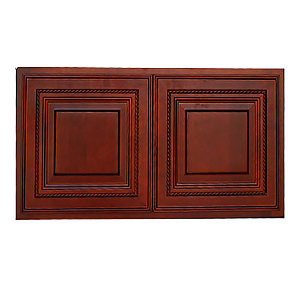 Cherry Rope Wall Cabinet 12 Deep 21”H