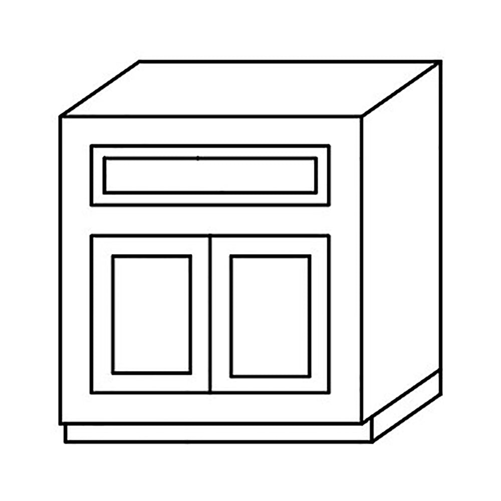 Misty Shaker Sink Base Cabinet 27-30@