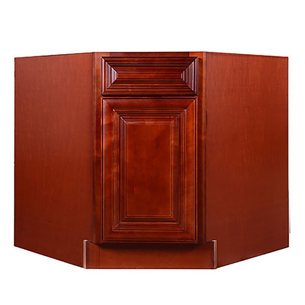 Cherry Maple Base Corner Sink Base 36”