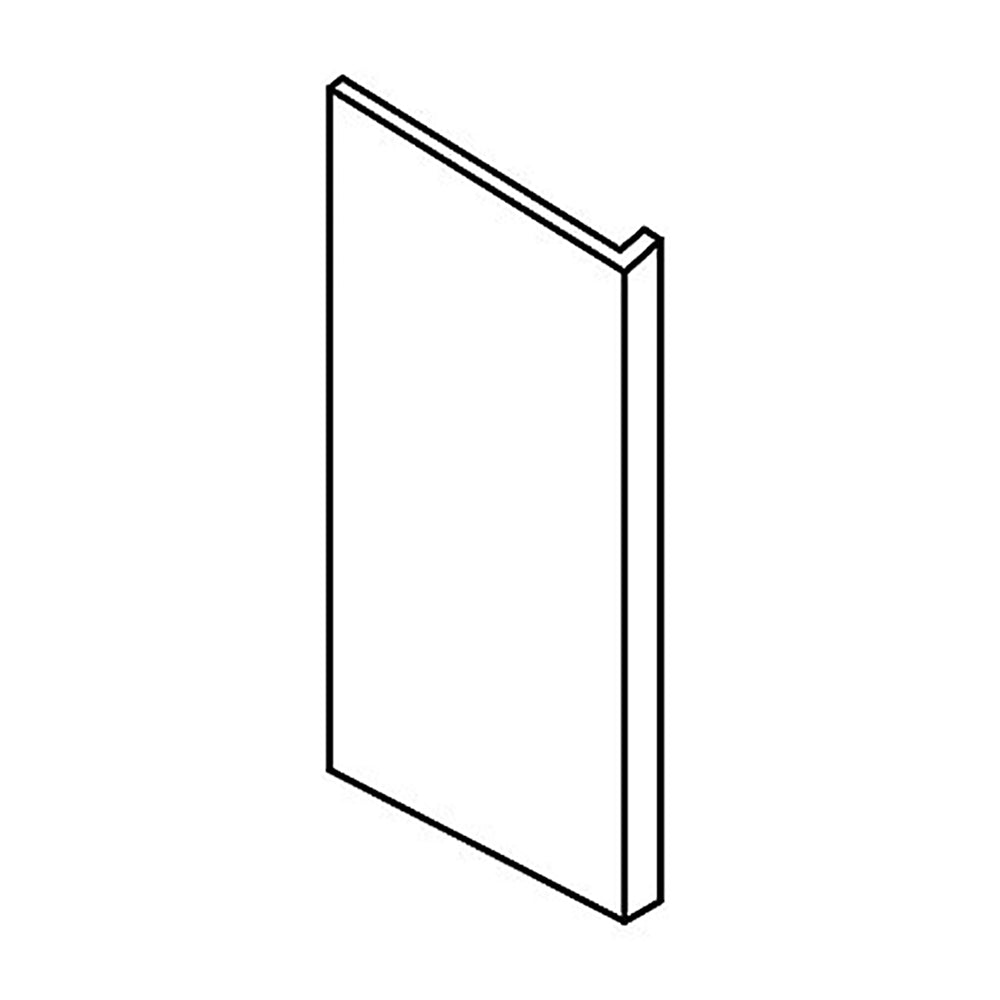 Shaker Gray Dishwasher End Panel@