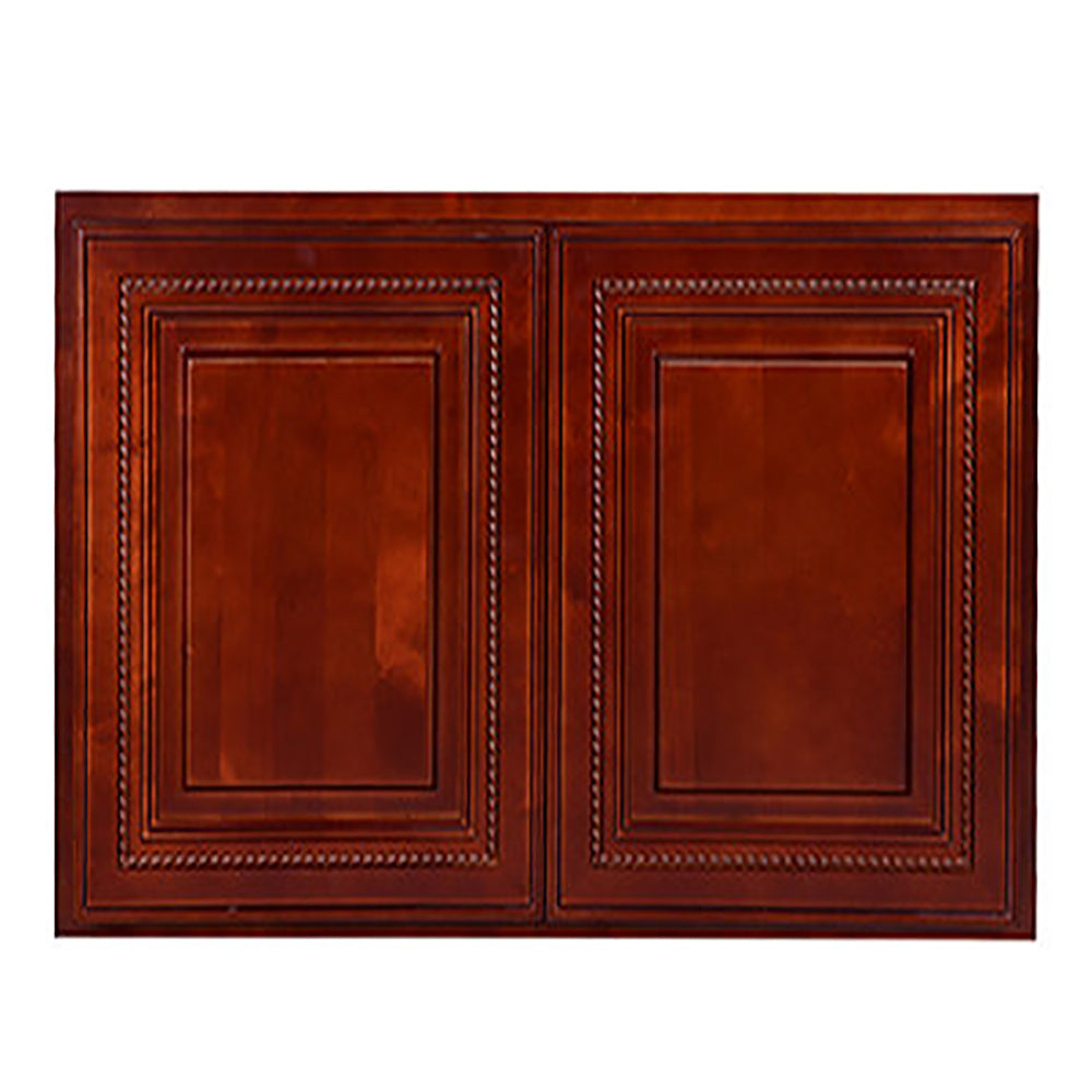 Cherry Rope Wall Cabinet 24 Deep 24”H