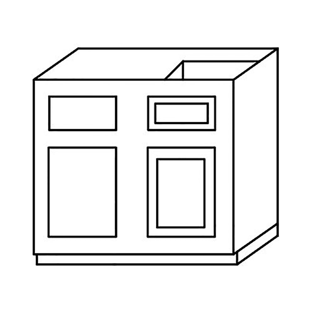 Shaker Espresso Base Blind Cabinet 36-42 L/R@