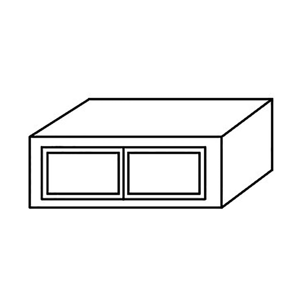 Shaker Espresso Wall Cabinet 24" Deep 12"H@