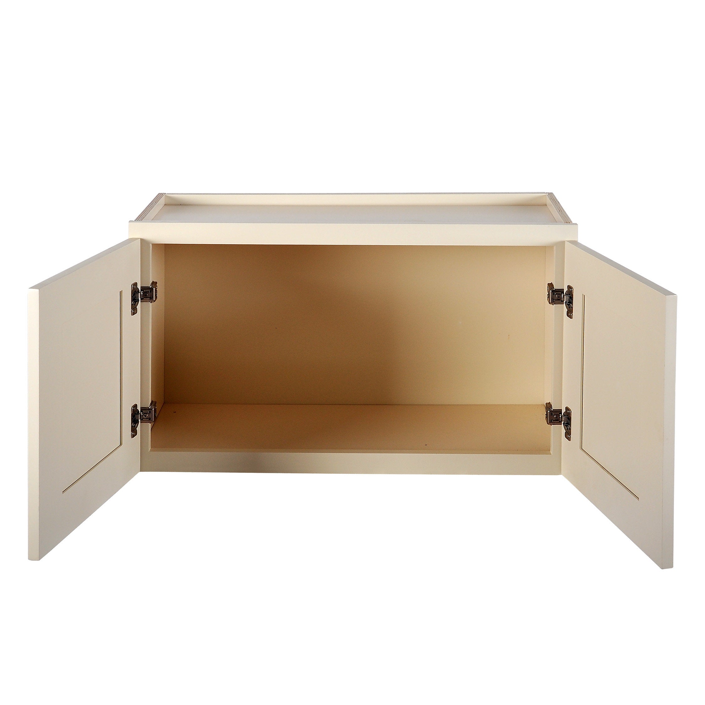 Cream White Wall Cabinet 12 Deep 18H@