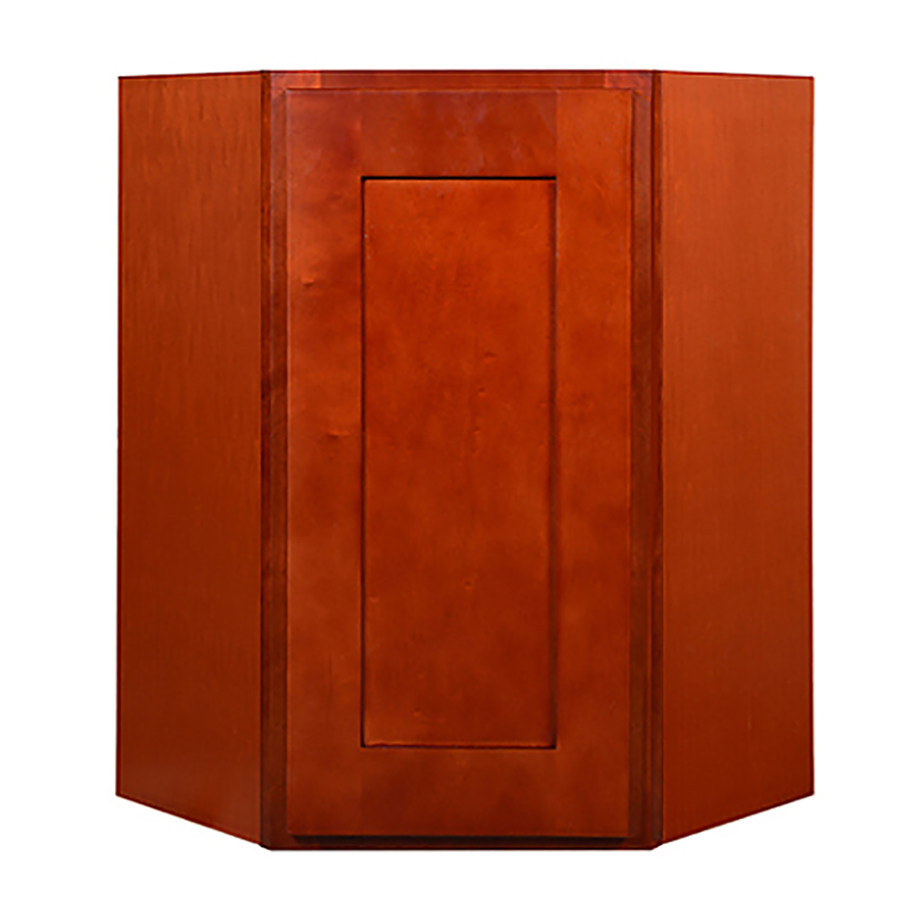 Cherry Shaker Wall Diagonal Cabinet @