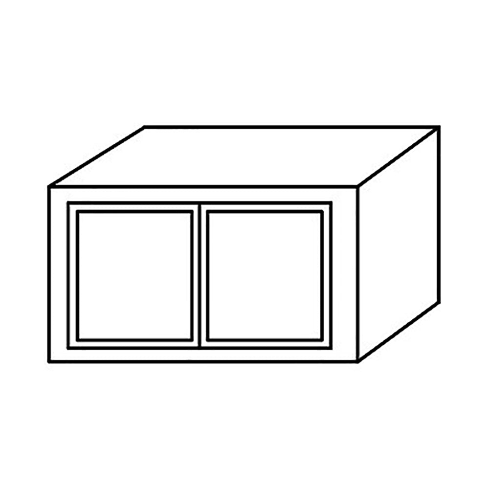 Shaker Espresso Wall Cabinet 24" Deep 18"H@