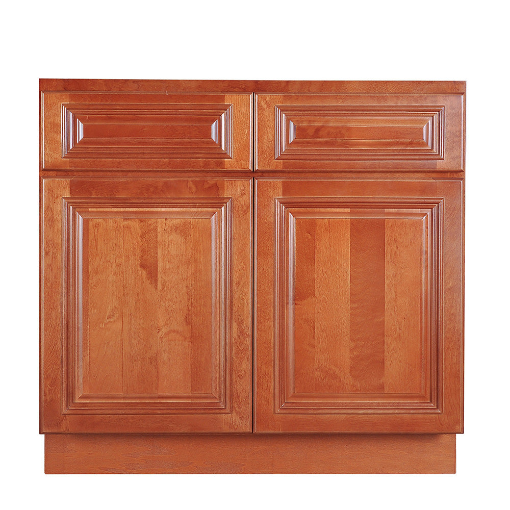 Wine Maple Base Cabinet 33-36