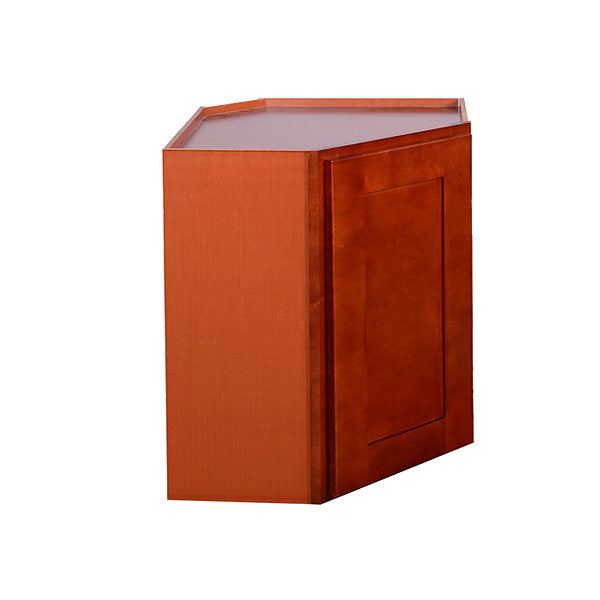 Cherry Shaker Wall Diagonal Cabinet @